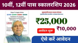Bihar Board 10th 12th Scholarship 2026 Apply: 